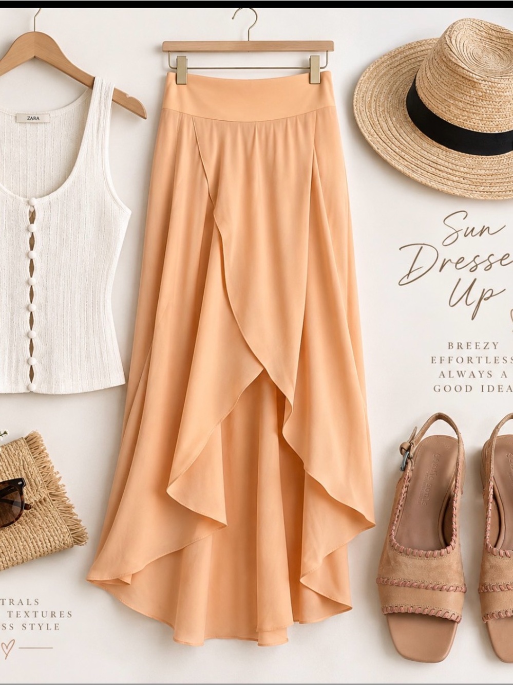 Full Outfit - Skirt, Top, Hat and shoes